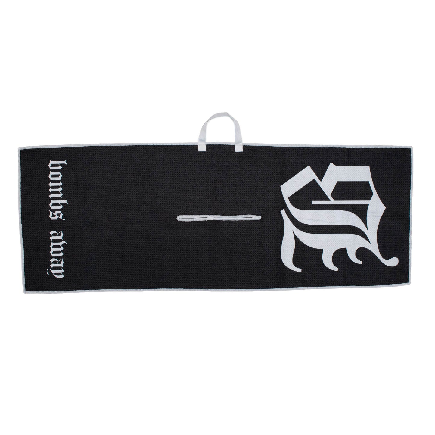 Royal tour towel - Black/White
