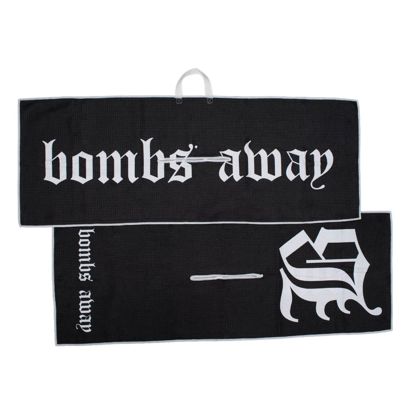 Royal tour towel - Black/White
