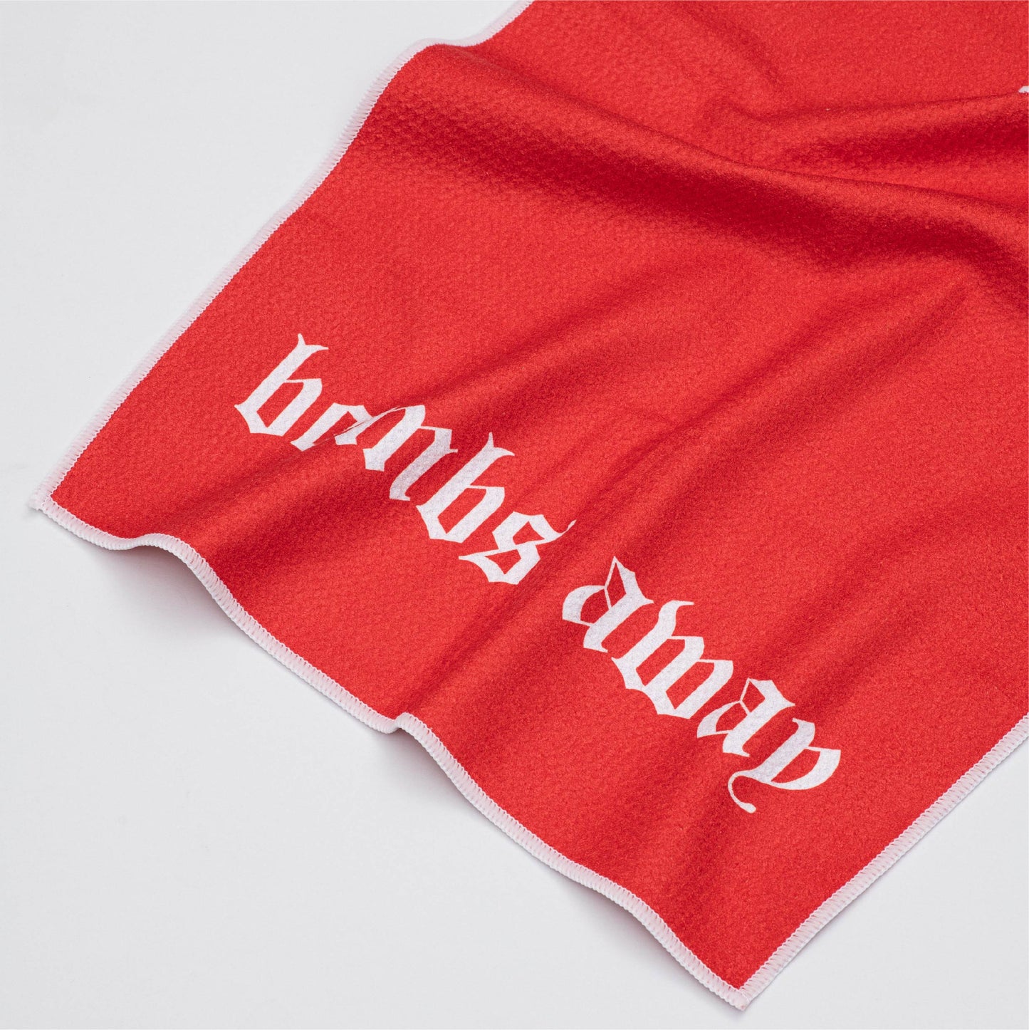 Royal tour towel - Red/White