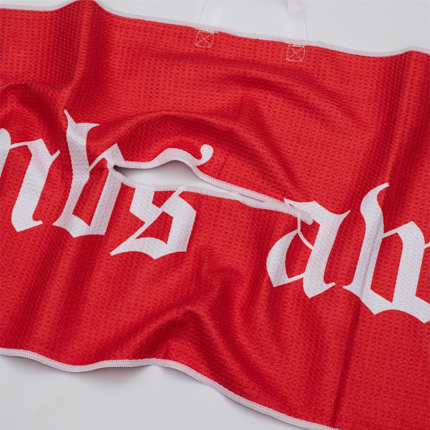 Royal tour towel - Red/White