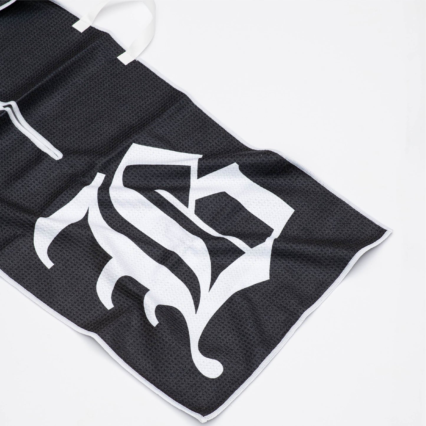 Royal tour towel - Black/White