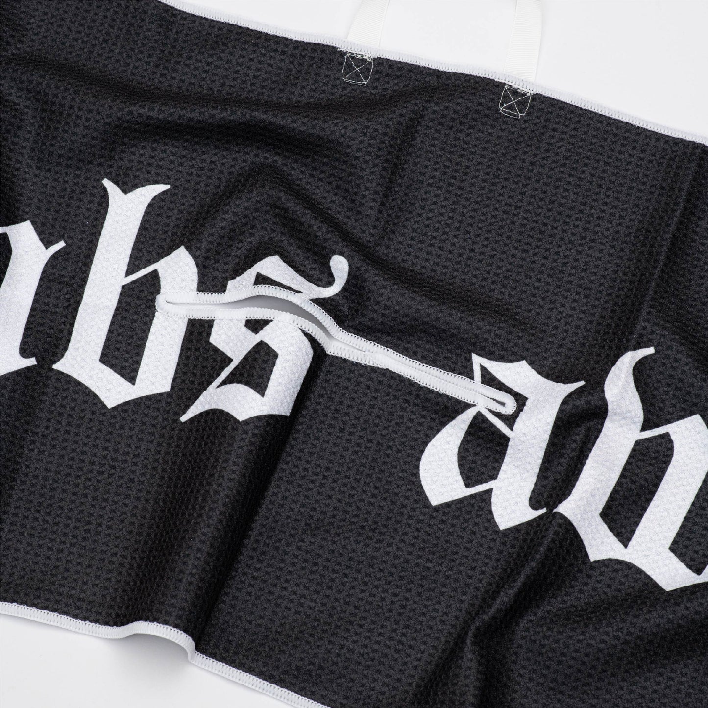 Royal tour towel - Black/White