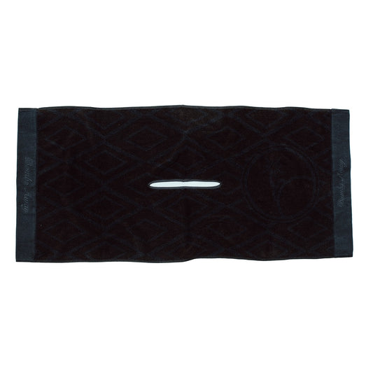 Large Black Golf Towel