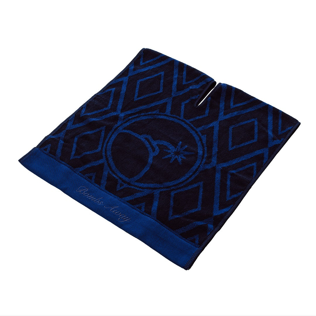 Large Blue Golf Towel