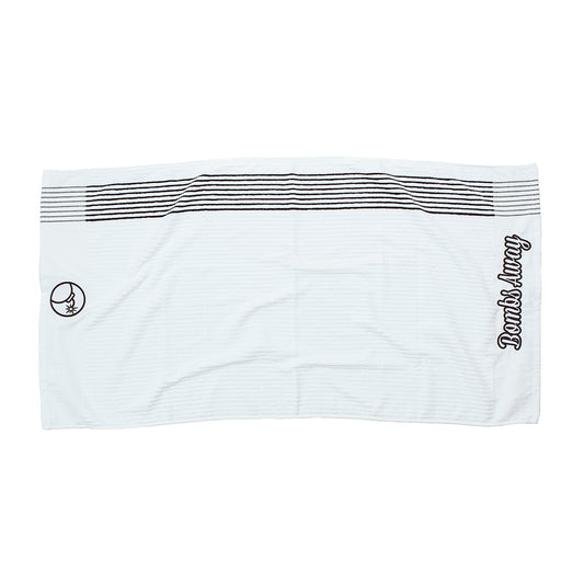 White/Black Bombs Away Caddy Golf Towel