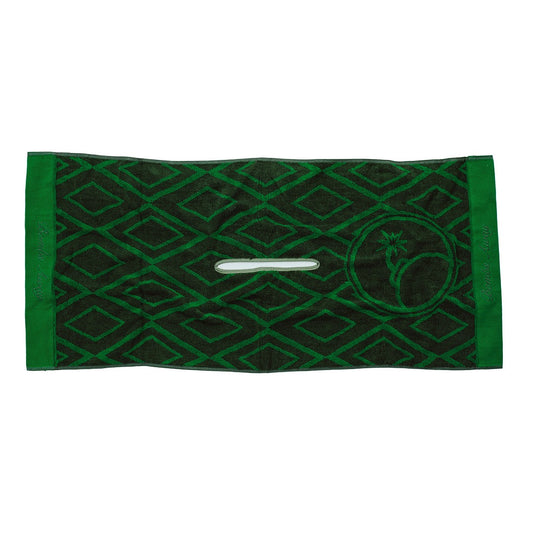 Large Green Golf Towel