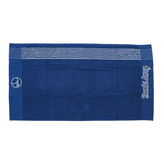 Blue/White Bombs Away Caddy Golf Towel