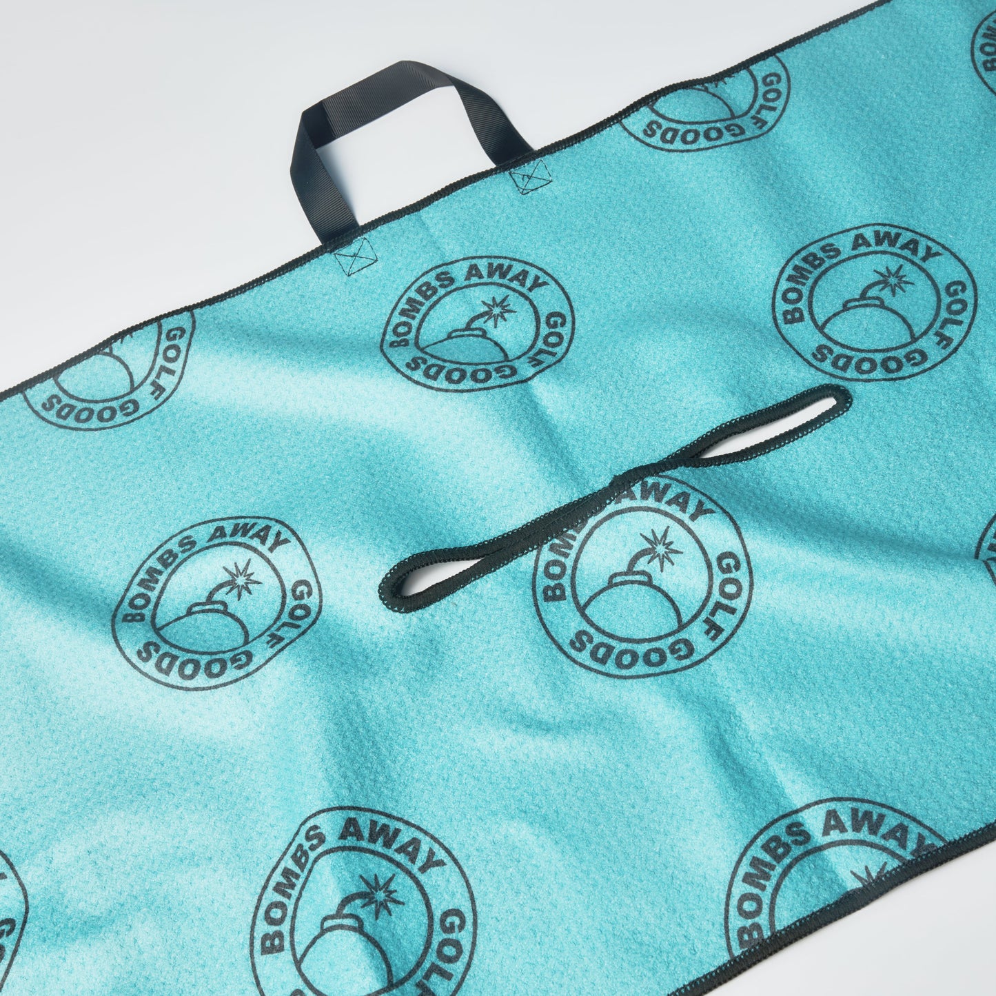 Stealth Fluoro Aqua Tour Golf Towel