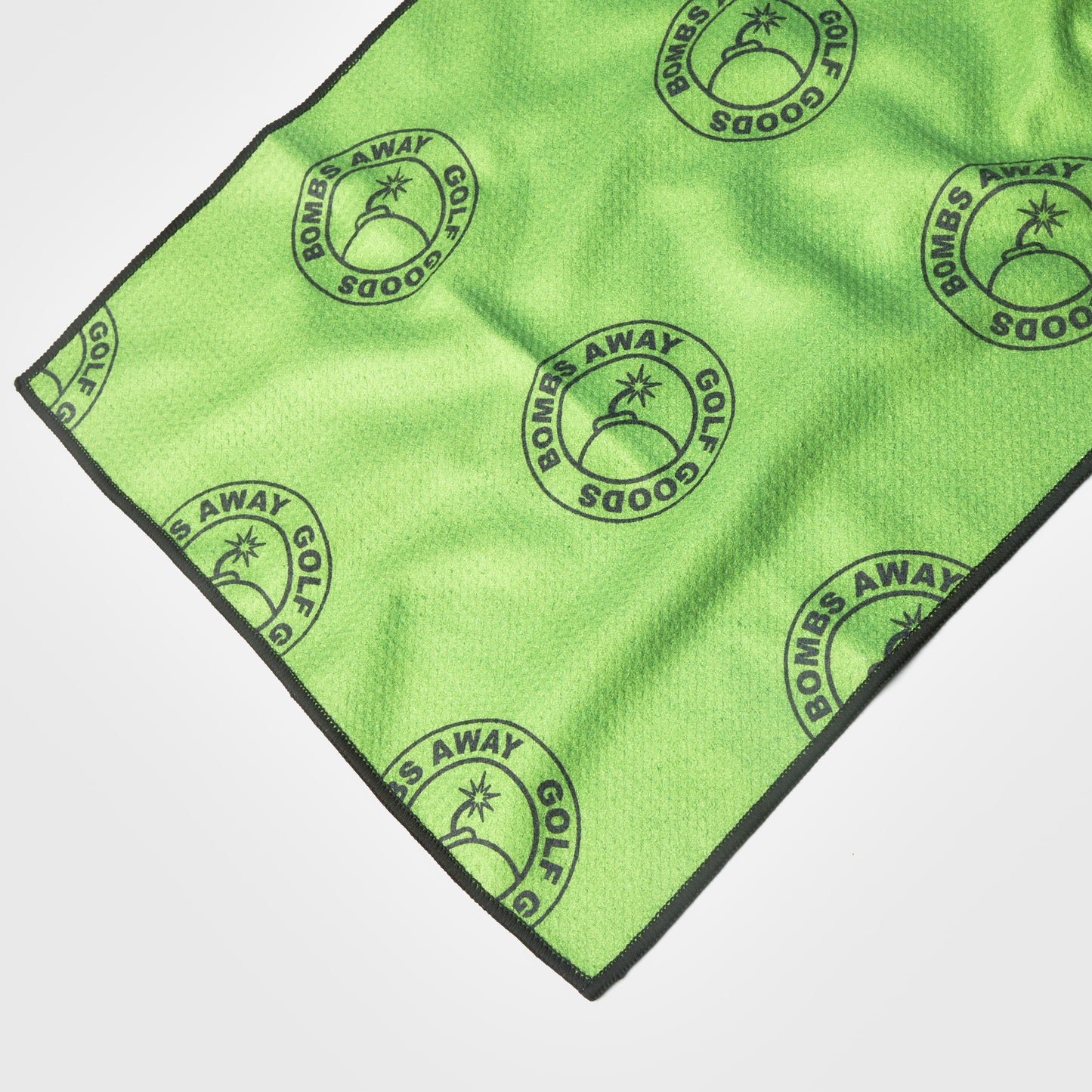Stealth Fluoro Lime Tour Golf Towel