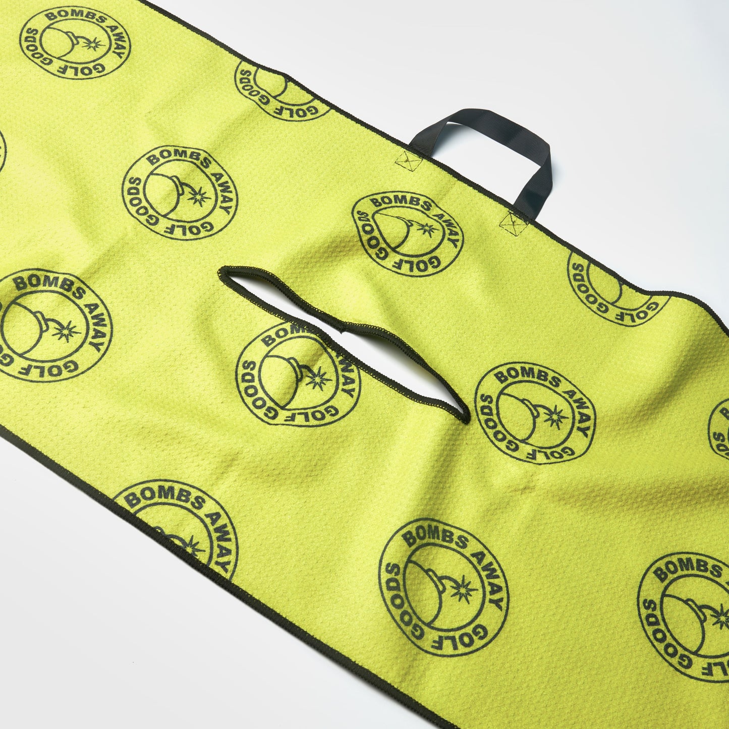 Stealth Fluoro Yellow Tour Golf Towel