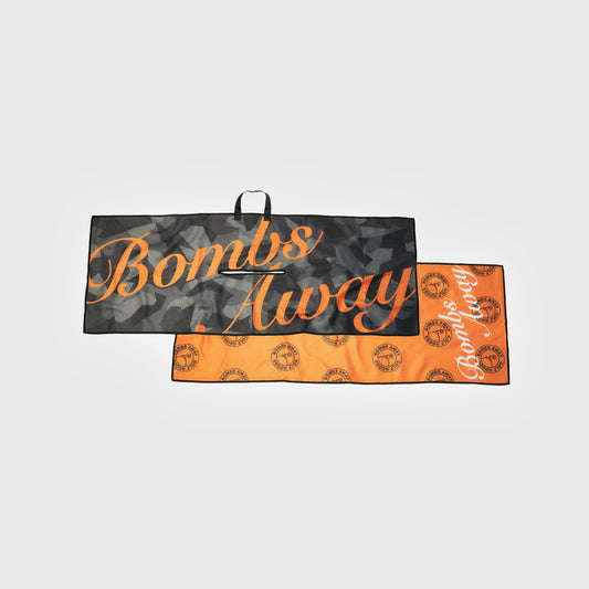 Stealth Fluoro Orange Tour Golf Towel
