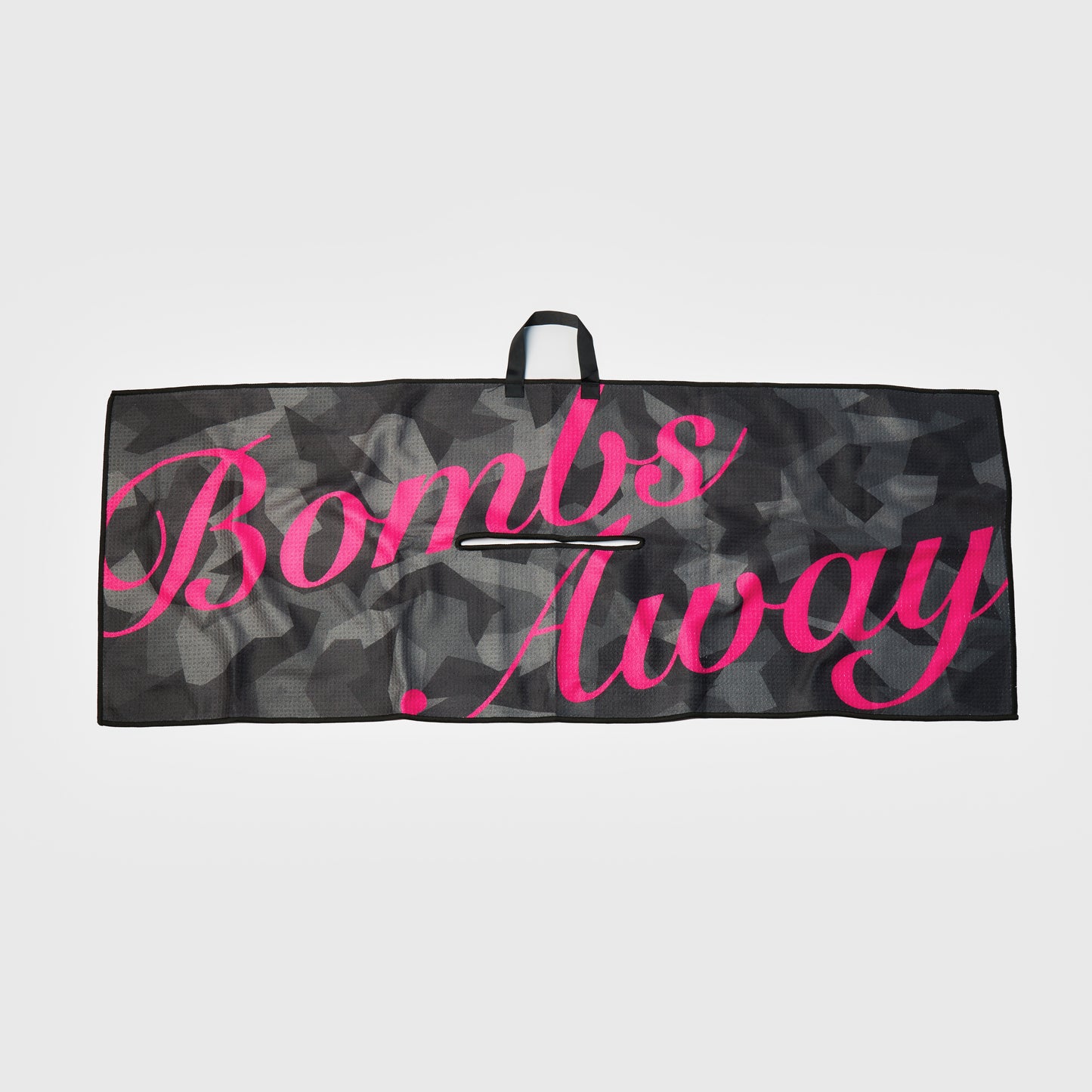 Stealth Fluoro Pink Tour Golf Towel