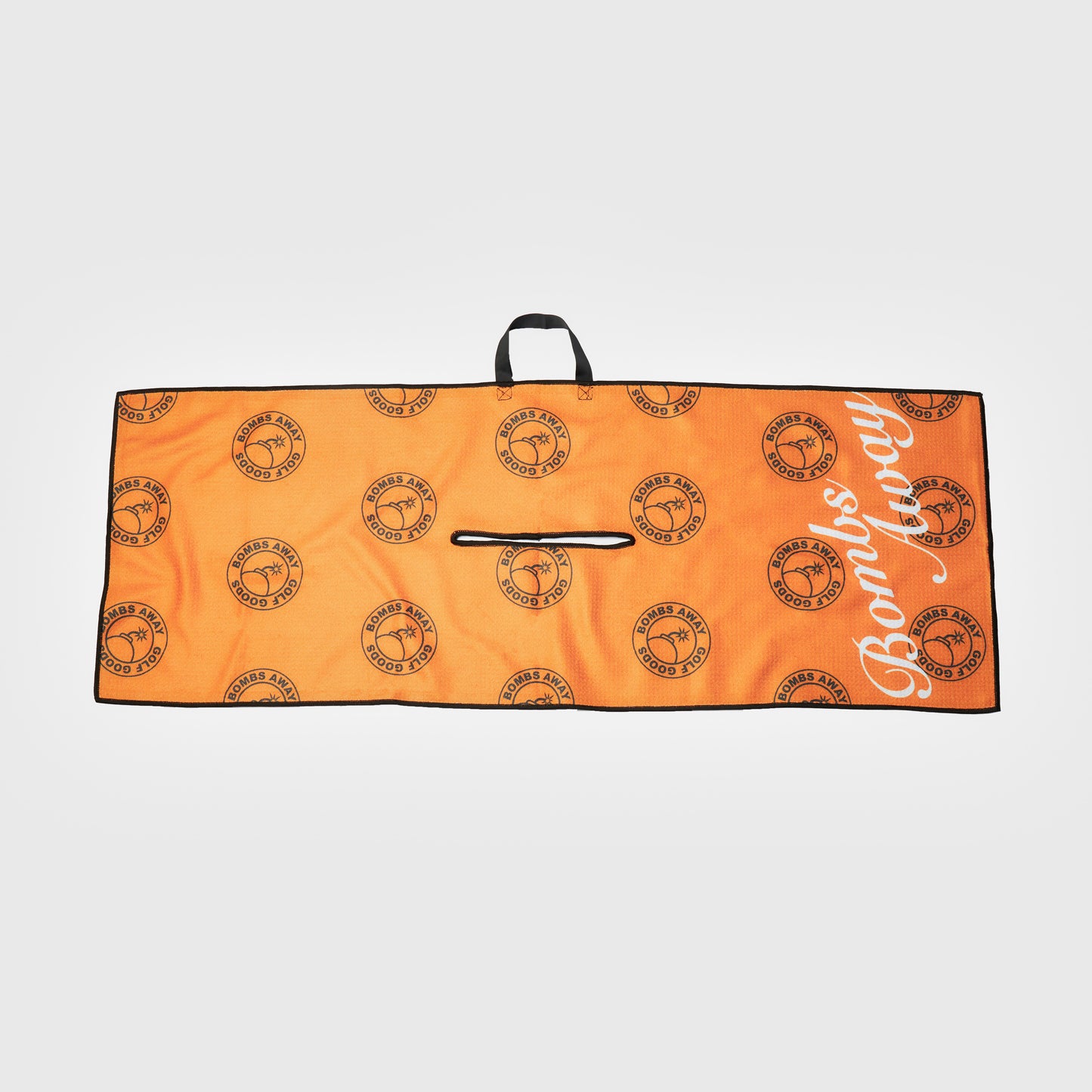 Stealth Fluoro Orange Tour Golf Towel