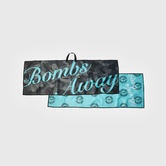 Stealth Fluoro Aqua Tour Golf Towel