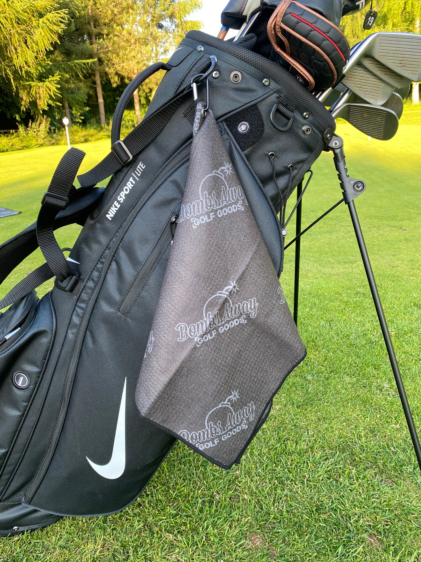 Stealth Camo Clip On Golf Towel