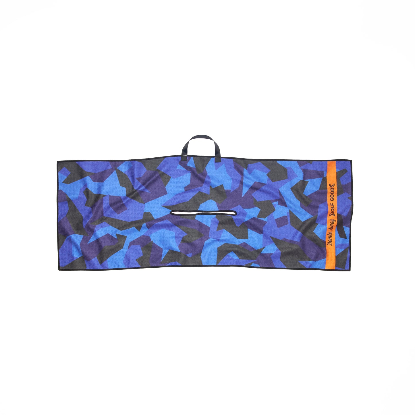Blue golf towel