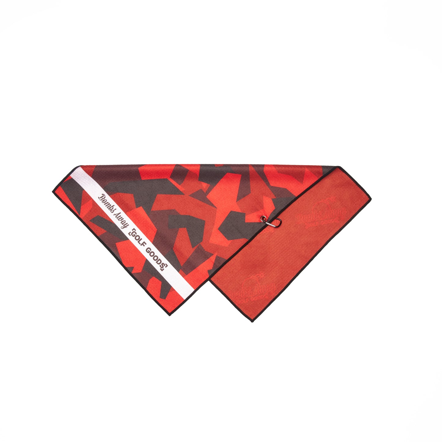 red golf towel