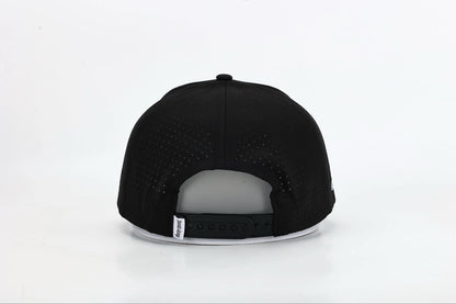 Bombs Away Perforated Golf Cap - Black