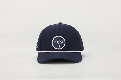 Bombs Away Perforated Golf Cap - Navy