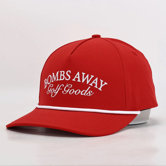 Bombs Away rope cap - Red