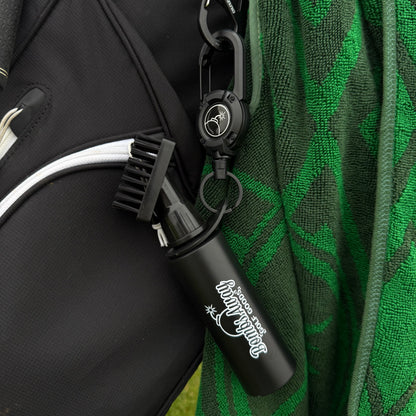 Golf club cleaning brush