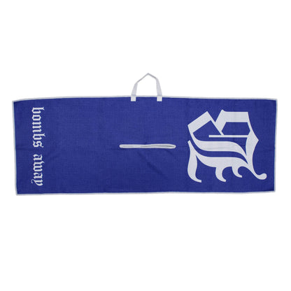 Royal tour towel - Blue/White