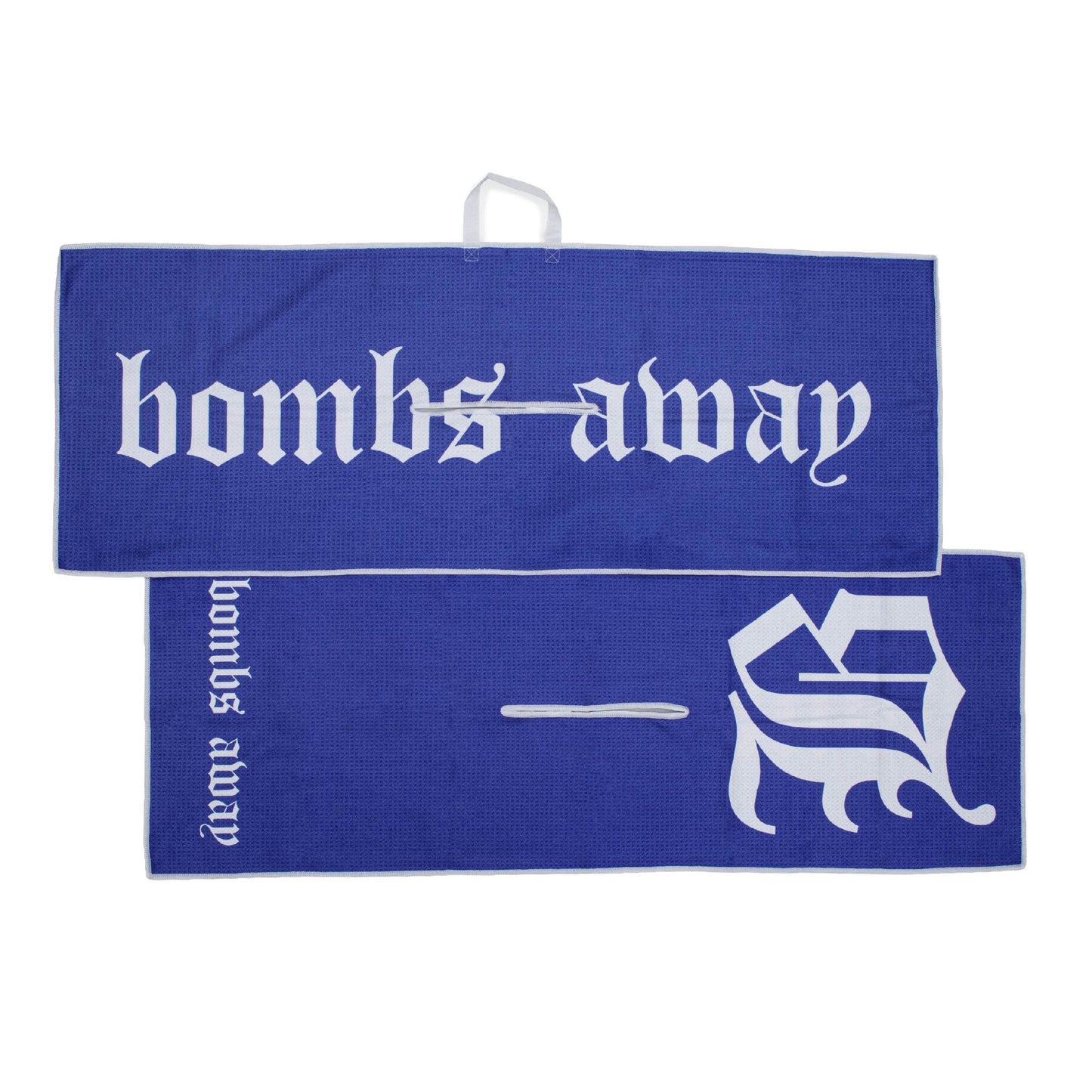 Royal tour towel - Blue/White