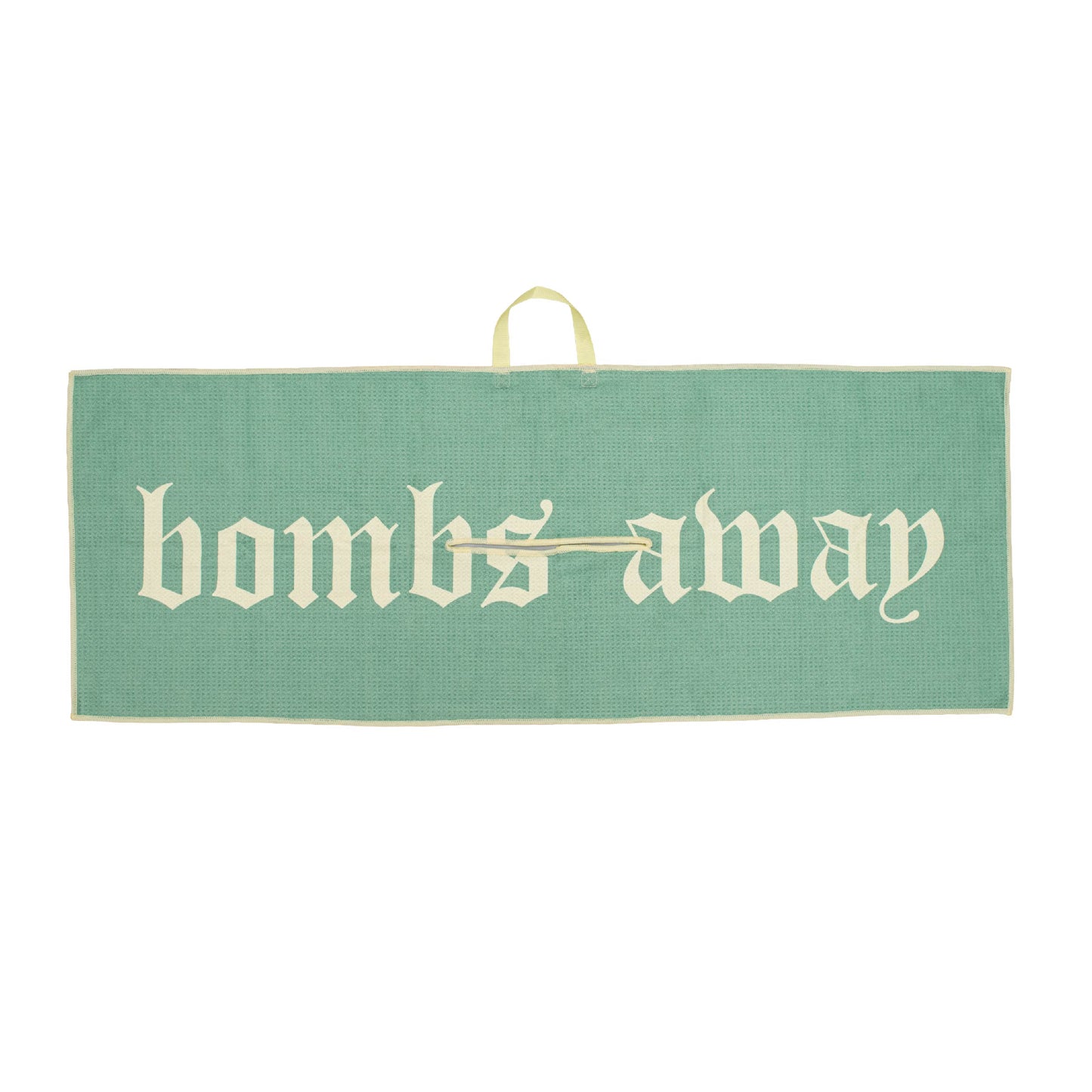 Royal tour towel - Pale green/yellow