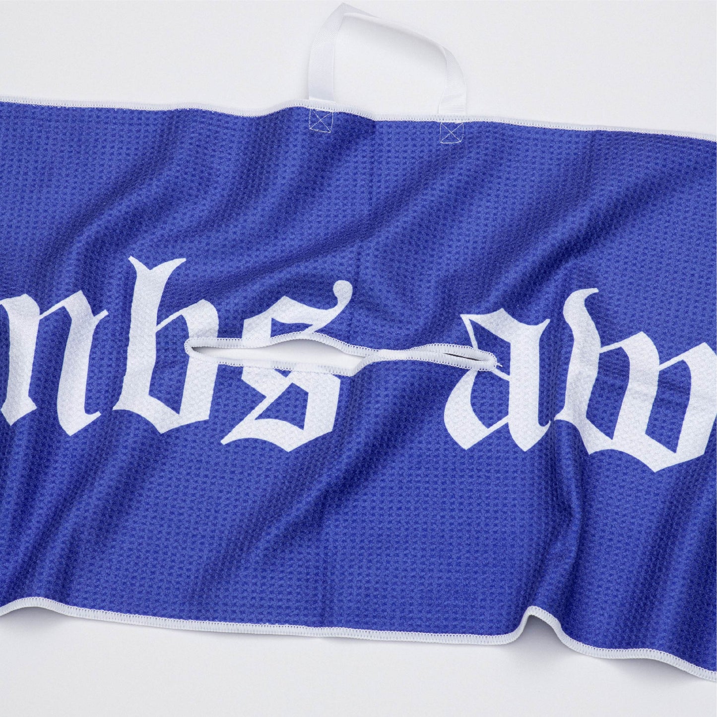Royal tour towel - Blue/White