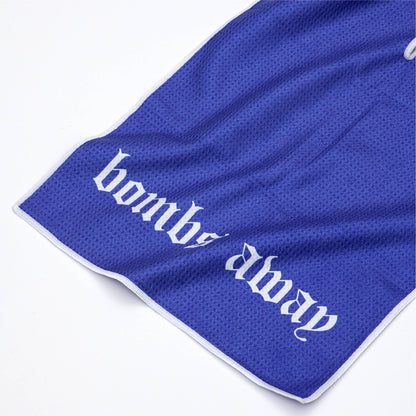 Royal tour towel - Blue/White