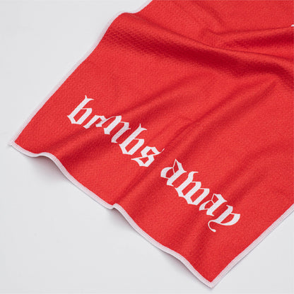 Royal tour towel - Red/White