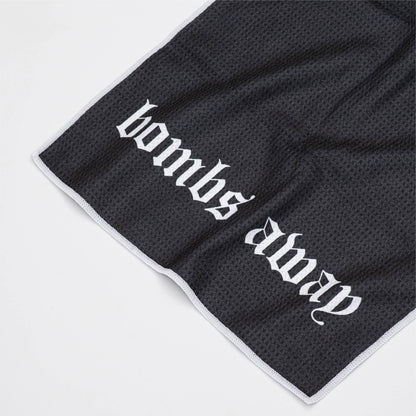 Royal tour towel - Black/White