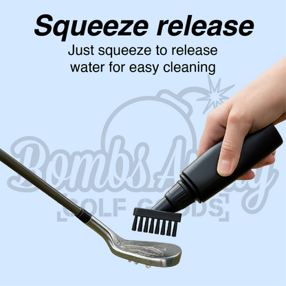 Golf club cleaning brush