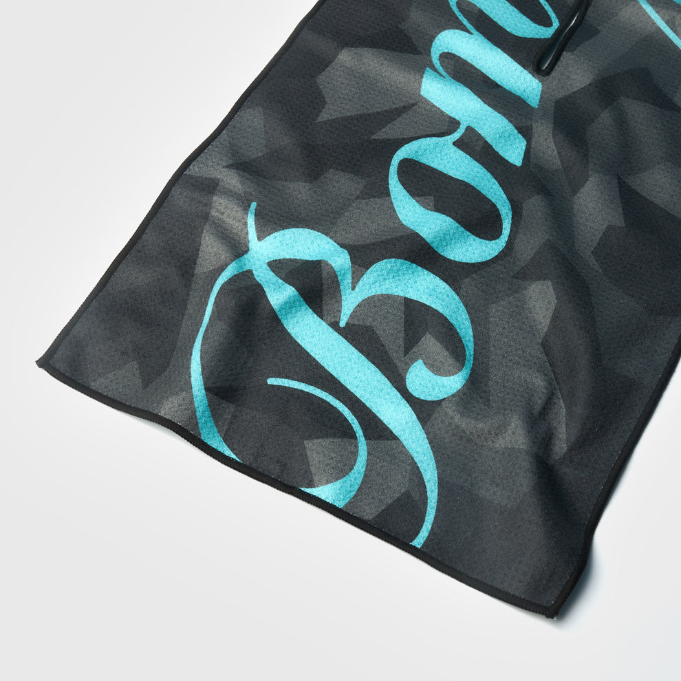 Stealth Fluoro Aqua Tour Golf Towel – Bombs Away Golf Goods