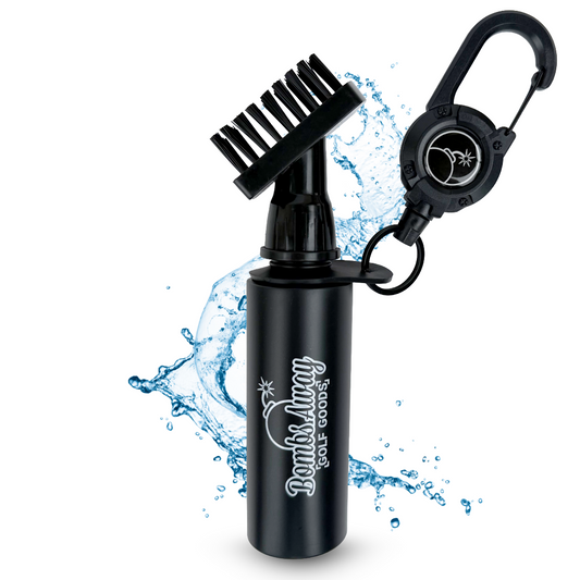 Golf club cleaning brush