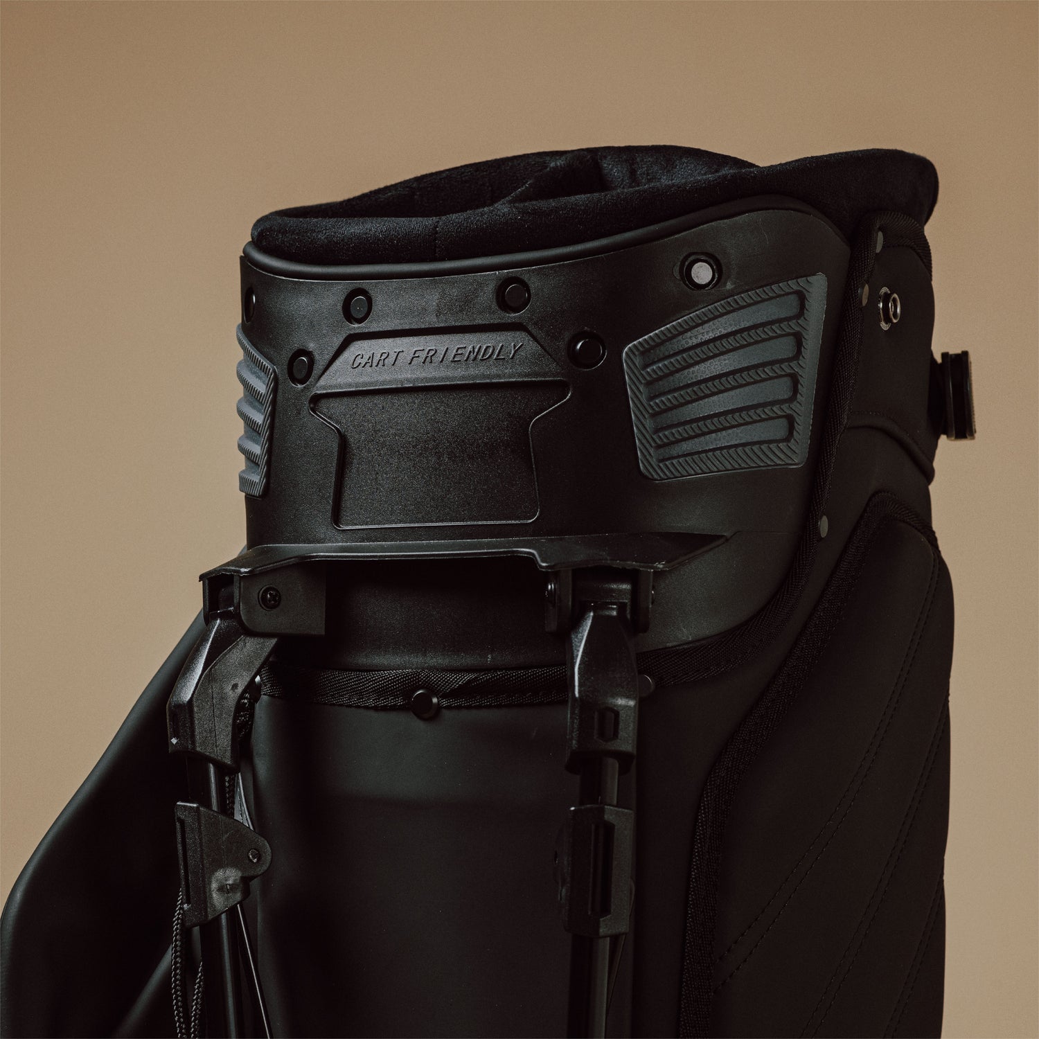 Cart friendly golf stand bag