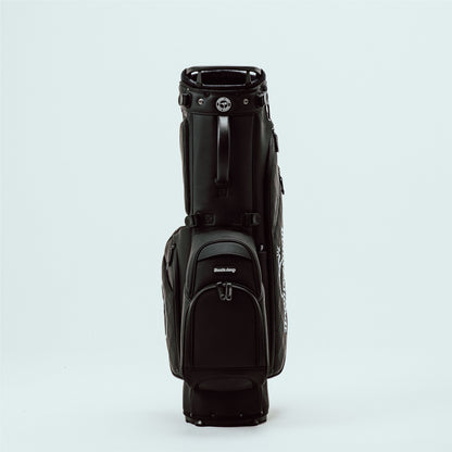 Leather golf stand bag