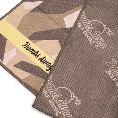Desert Camo Tour Golf Towel