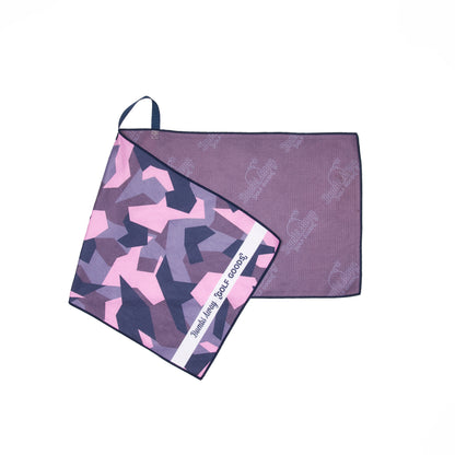 Purple golf towel