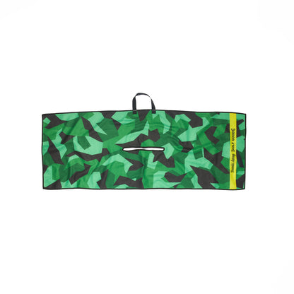 Green golf towel